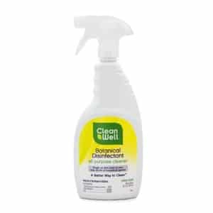 CleanWell Botanical Disinfectant All Purpose Cleaner - Lemon Scent